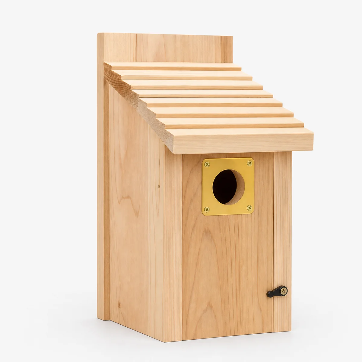 Natural Wood Bluebird House with 1.5-Inch Entrance Guard