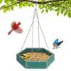 Polygon Hanging Platform Feeder with Raised Rim – product image 2