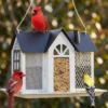 Cottage-Style Mesh Feeder with Wide Tray – product image 1