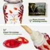 Floral-Pattern Glass Nectar Feeder – product image 6
