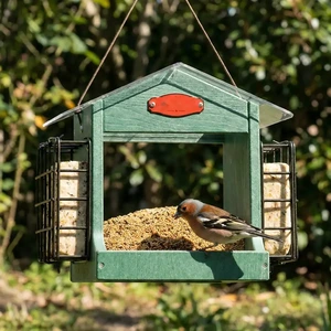 Open-Centre Seed Feeder with Side Suet Cages