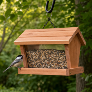 Cedar Hopper Feeder