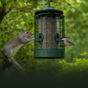 Squirrel-Proof Caged Feeder
